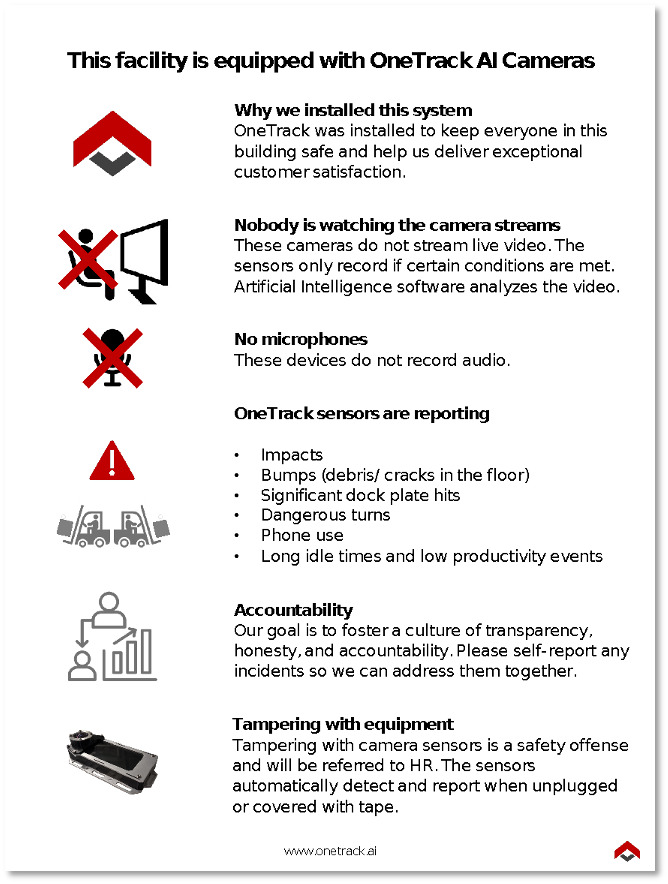 OneTrack implementation flyer 