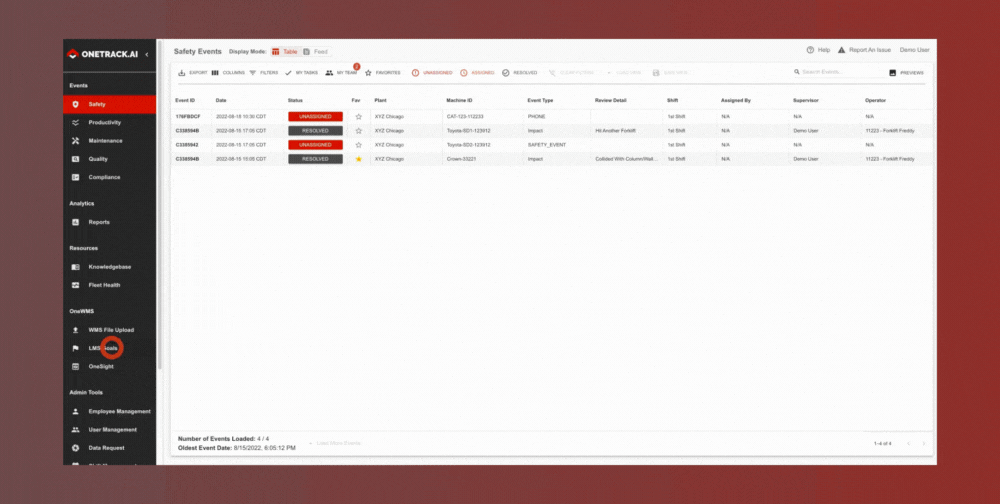 OneTrack video-based LMS