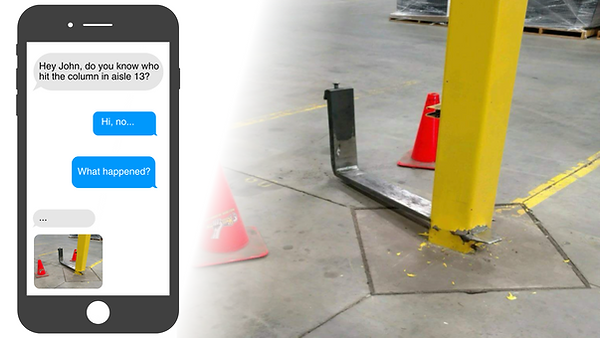 Hey John, do you know who hit the column in aisle 13.png